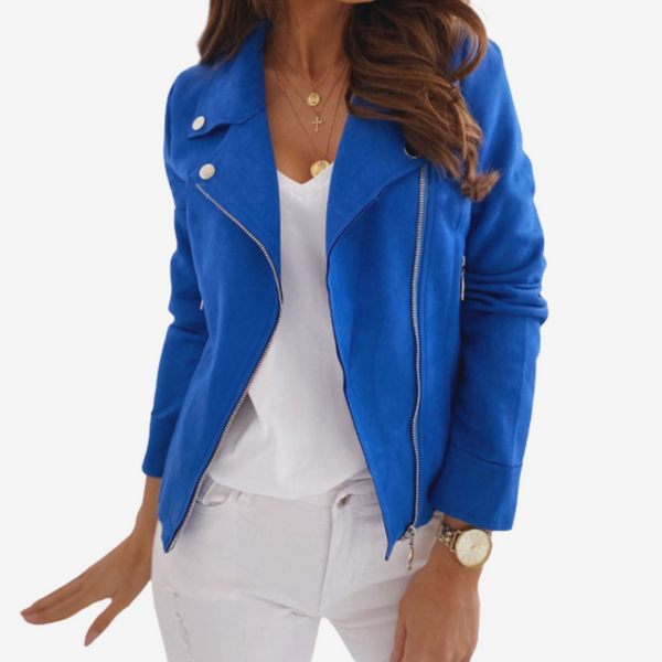 Adoria™ Veste en Cuir Élégante