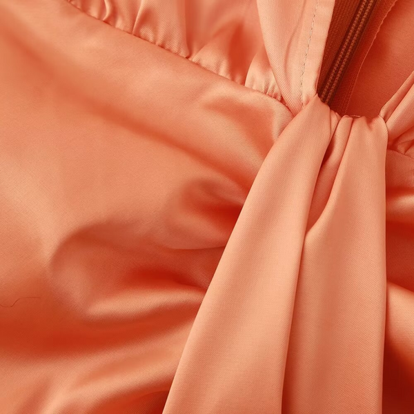 Assia™ Robe Midi Drapée