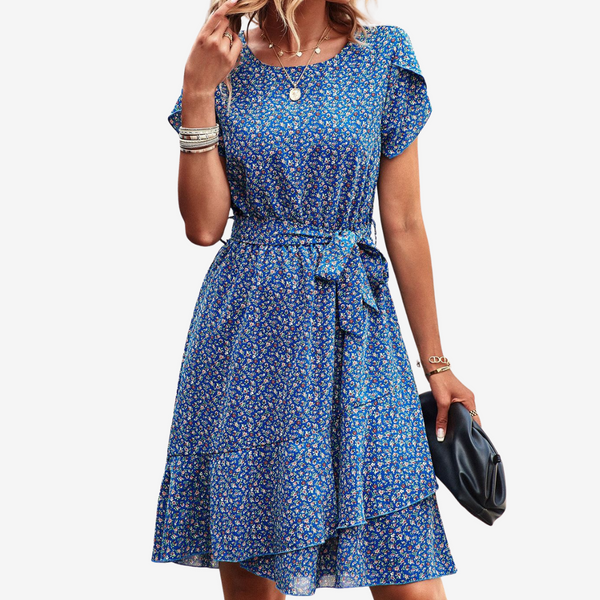 Noéva™ Midi à Imprimé Fleuri