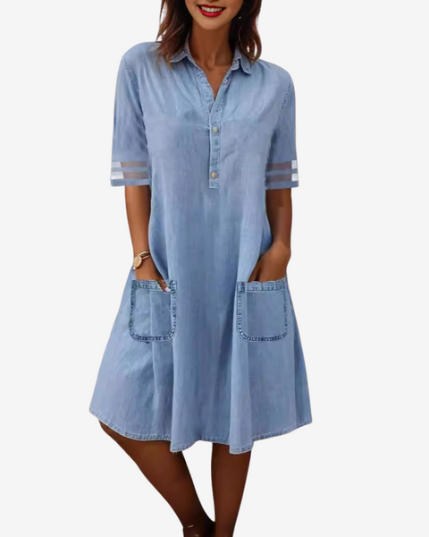 Ysée™ Robe Indigo décontractée