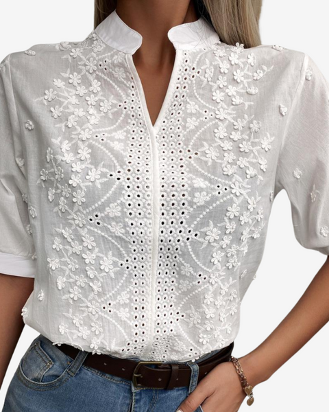 Laetitia™ Chemisier Brodé