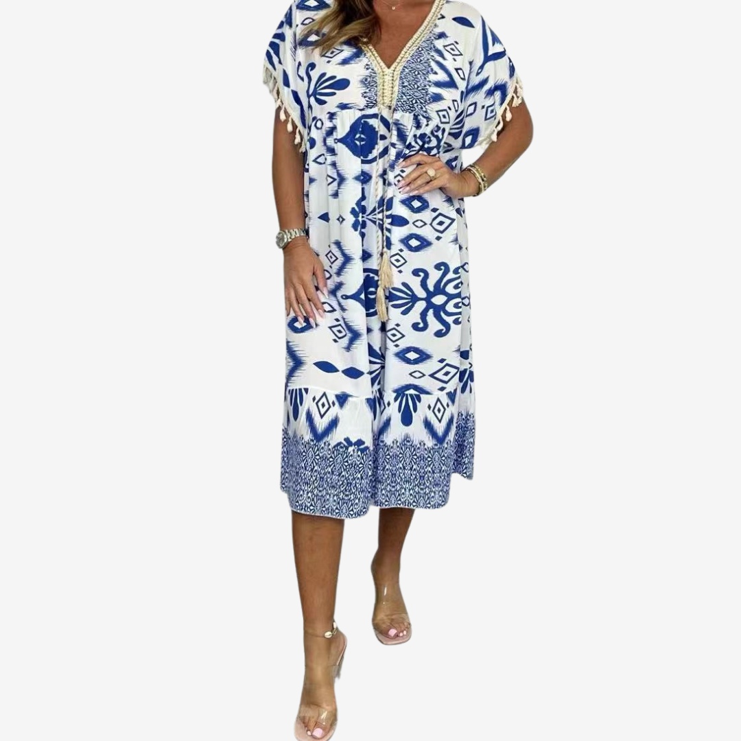 Solina™ Midi Bohème Imprimée