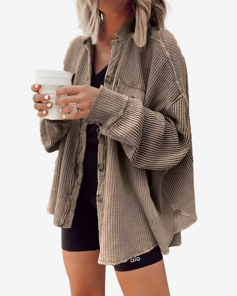 Claudine™ Chemise Côtelée