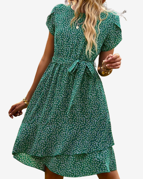 Noéva™ Midi à Imprimé Fleuri