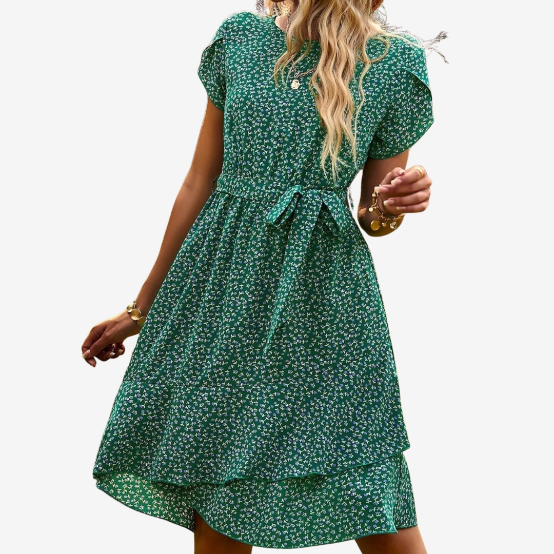 Noéva™ Midi à Imprimé Fleuri