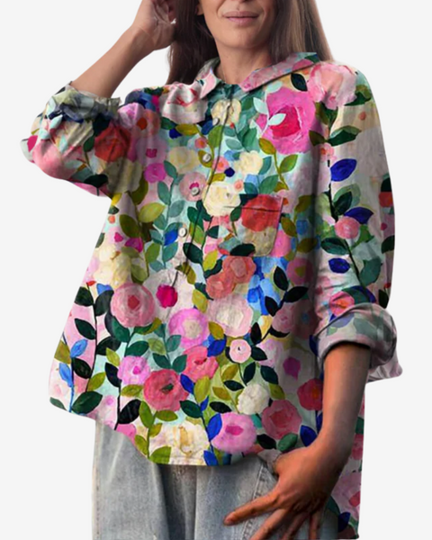 Ysola™ Chemise Fleurie Bohème