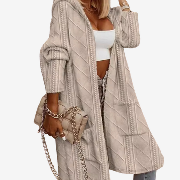 Janice™ Longue Cardigan Tricotée