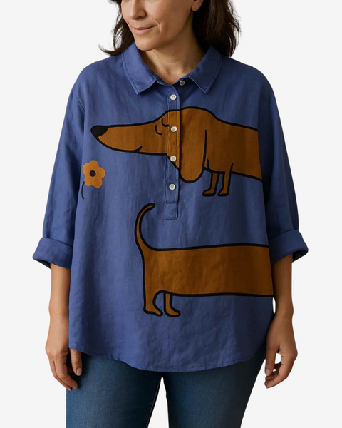 Félicie™ Chemise à Motif Animalier