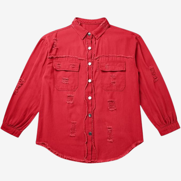 Clarina™ Veste en Jean Oversize