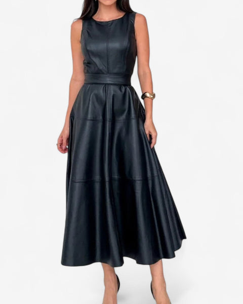 Regine™ Midi en Cuir Intemporel