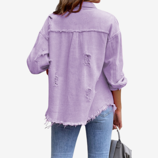 Clarina™ Veste en Jean Oversize