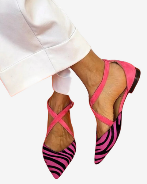 Mirelle™ Ballerines Zébrées