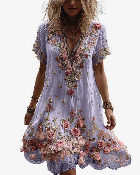 Olieva™ Midi Courte Florale