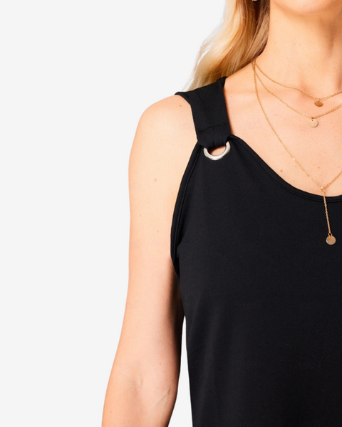 Laurine™ Robe Détails Métal