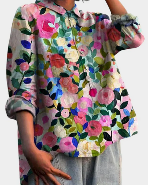 Ysola™ Chemise Fleurie Bohème