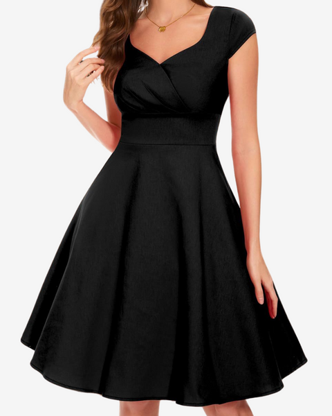 Lauréna™ Robe Cocktail Plissée