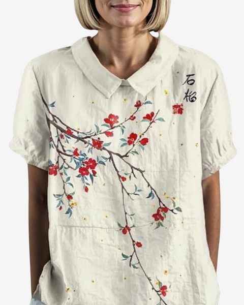 Blouse Amélie™ Vintage en Lin