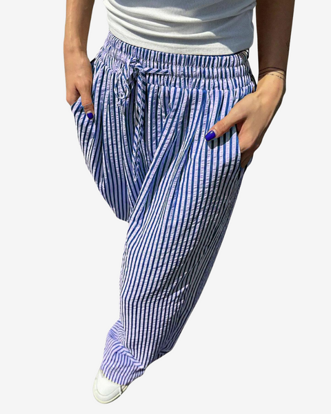 Zara™ Pantalon Rayé décontracté