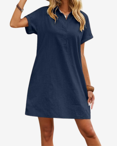 Sidonie™ Robe en Lin Légère