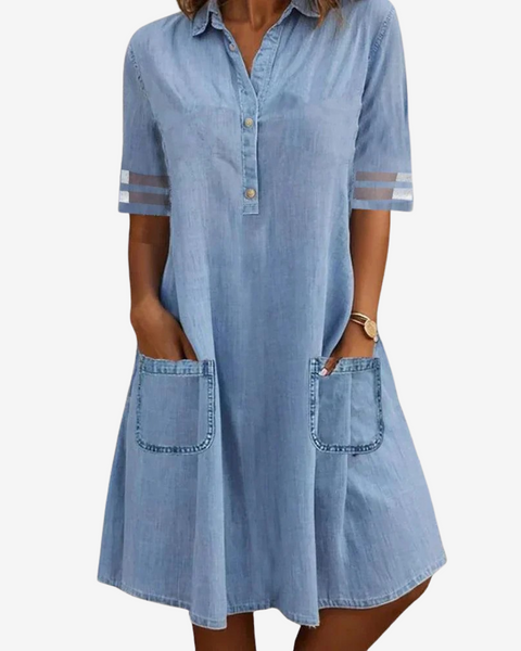 Ysée™ Robe Indigo décontractée