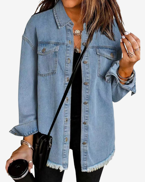 Lucille™ Veste en Jean Oversize