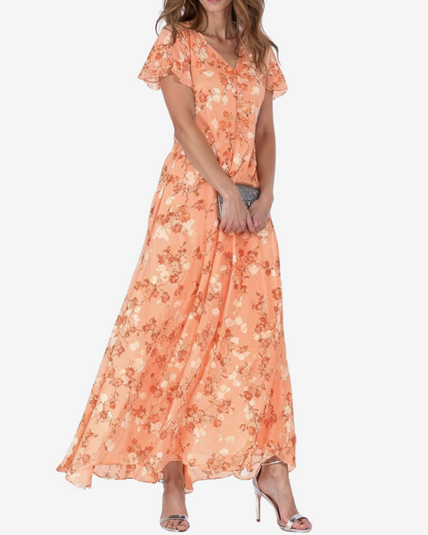 Élodie™ Midi Fluide Col V