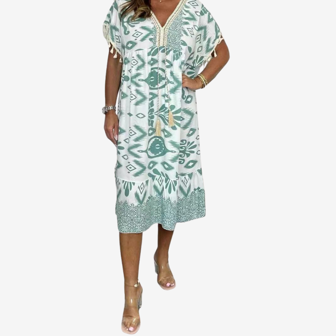 Solina™ Midi Bohème Imprimée