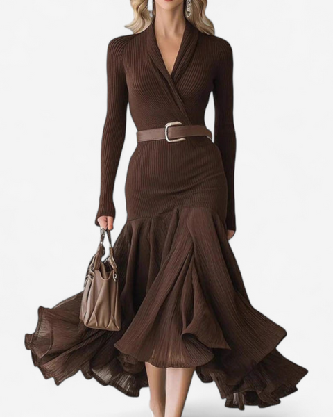 Yasmina™ Robe Élégante Ceinturée