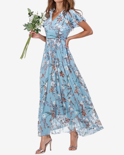 Élodie™ Midi Fluide Col V