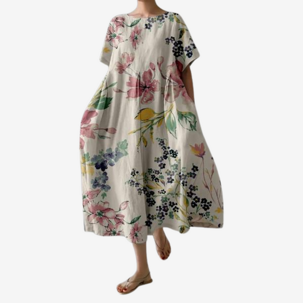 Robe Ample Fleurie Liora™