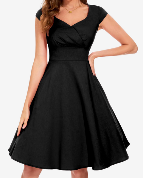 Lauréna™ Robe Cocktail Plissée