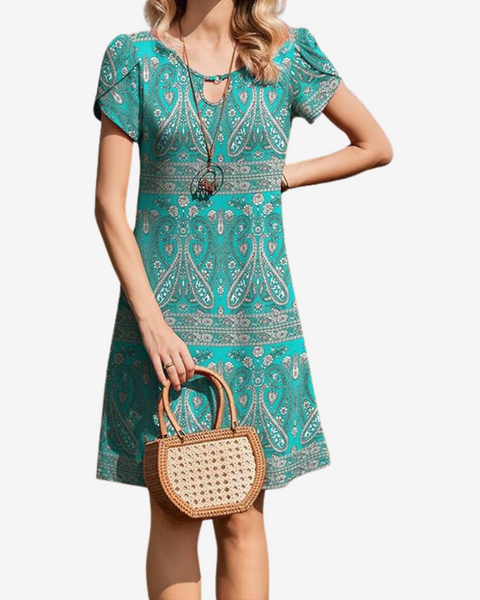 Faustine™ Robe Courte Décontractée