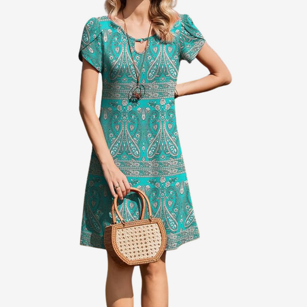 Faustine™ Robe Courte Décontractée