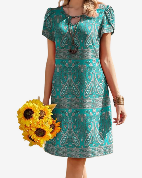 Faustine™ Robe Courte Décontractée