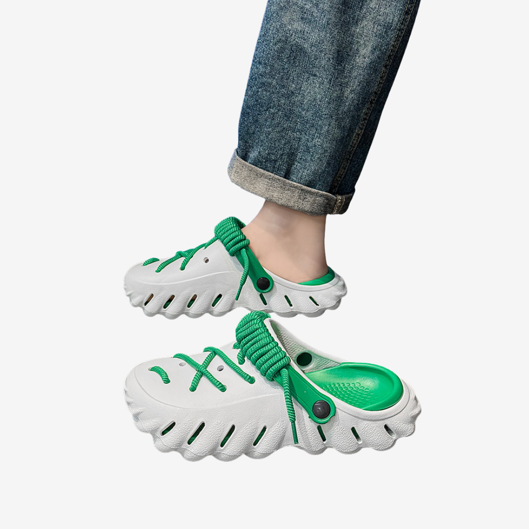 Amarine™ Sabots Tendance à Lacets