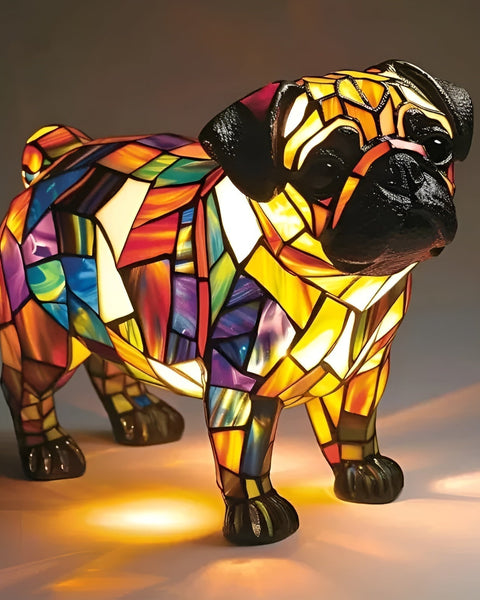 Max - Lampe En Verre Multicolore