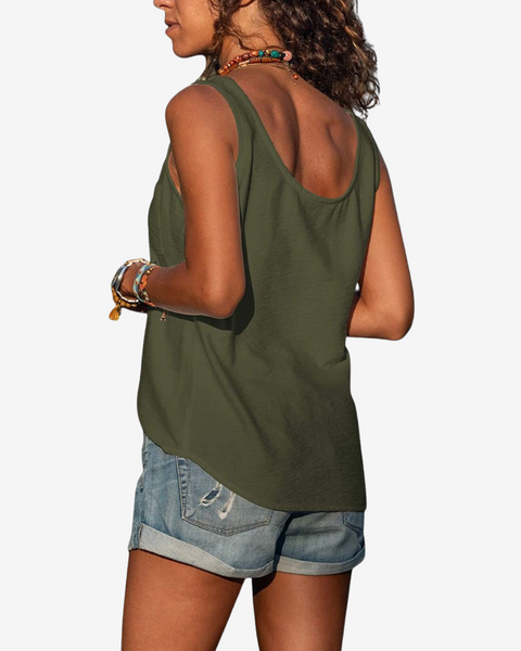 Sidra™ Col en V avec Boutons