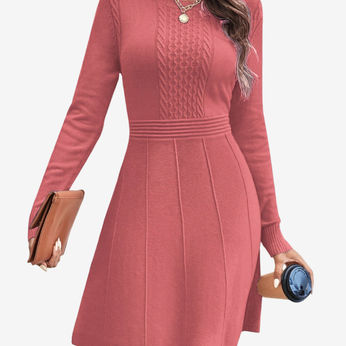 Karline™ Robe à Manches Longues