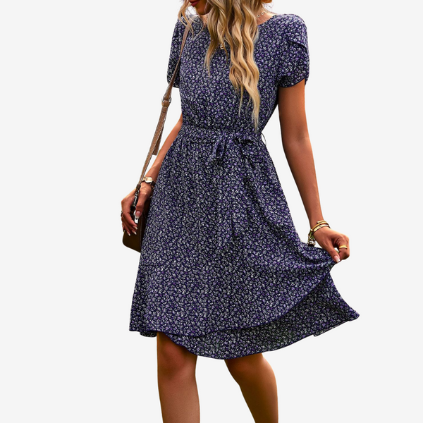 Noéva™ Midi à Imprimé Fleuri