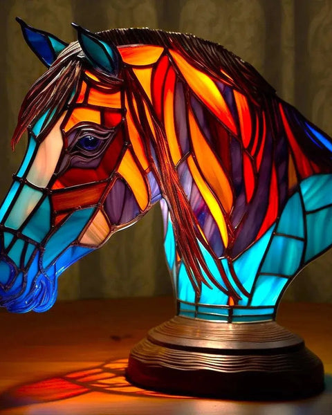 Ambre - Lampe En Verre Multicolore