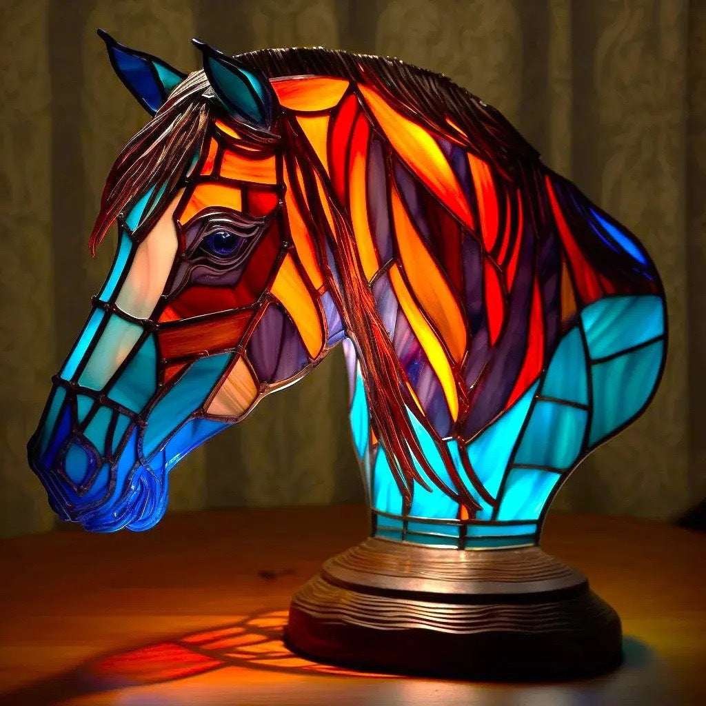 Ambre - Lampe En Verre Multicolore