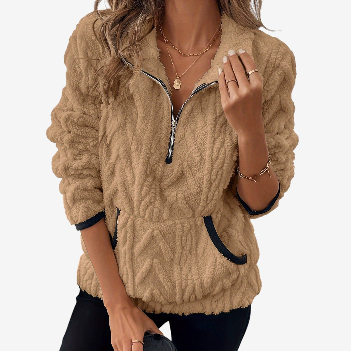 Annie™ Gilet Zippé Douillet