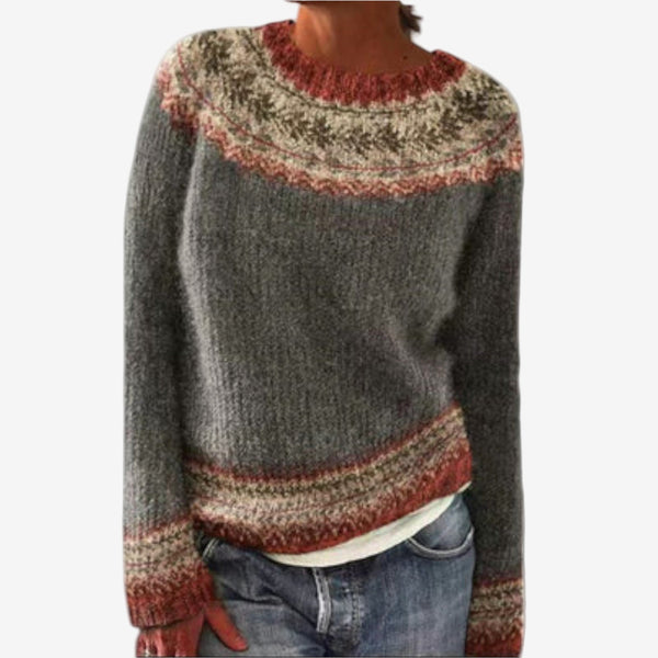 Suzane™ Pull Tricot Nordique