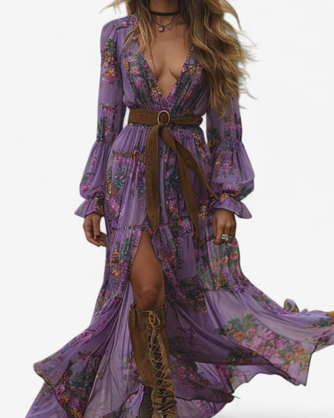 Mélanie™ Robe Fluide Fleurie