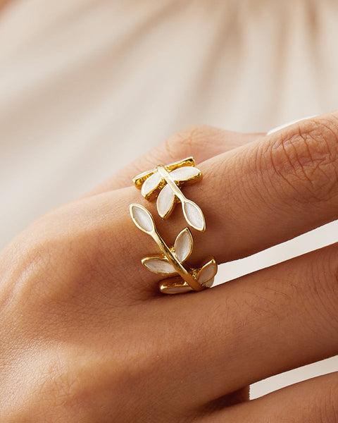 Issabeau™ Bague Feuillage Ajustable