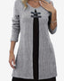 Elora™ Robe Pull Chic Avec Contraste