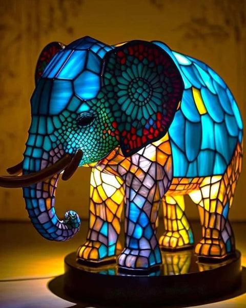 Alice - Lampe En Verre Multicolore