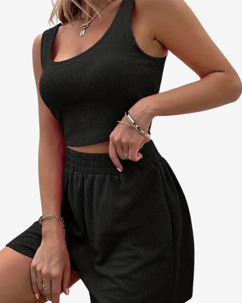 Viviane™ Ensemble Stylisé Crop Top