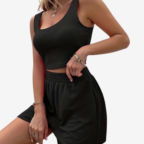 Viviane™ Ensemble Stylisé Crop Top