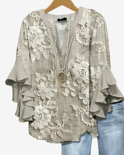 Délphia™ Haut Bohème à Volants